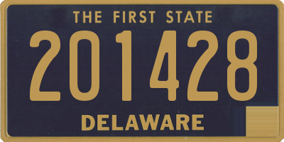 DE license plate 201428