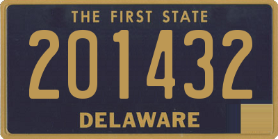 DE license plate 201432