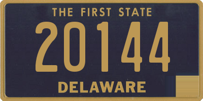 DE license plate 20144