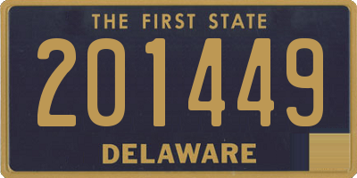 DE license plate 201449