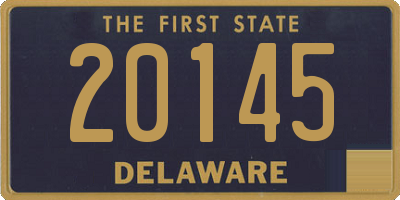 DE license plate 20145