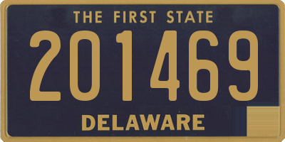 DE license plate 201469