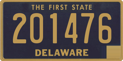 DE license plate 201476
