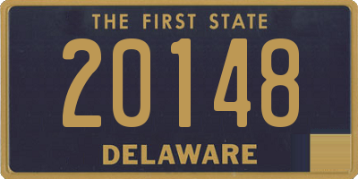 DE license plate 20148