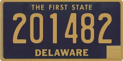 DE license plate 201482