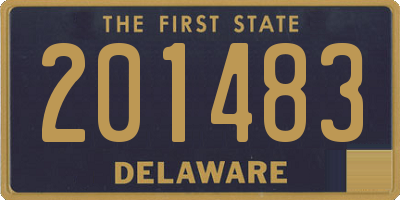 DE license plate 201483