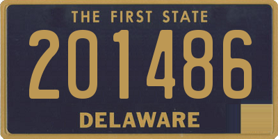 DE license plate 201486