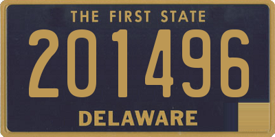 DE license plate 201496