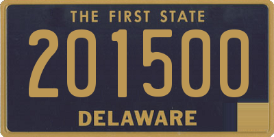 DE license plate 201500