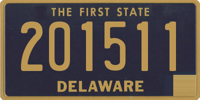 DE license plate 201511