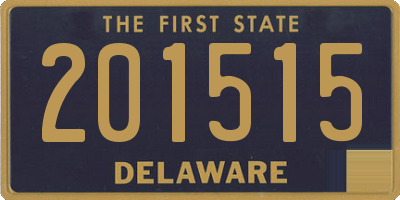 DE license plate 201515