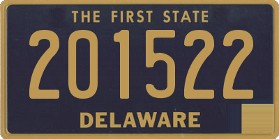 DE license plate 201522