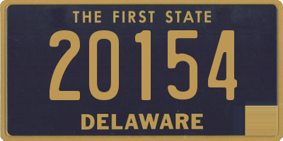 DE license plate 20154