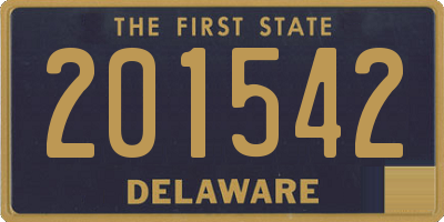 DE license plate 201542