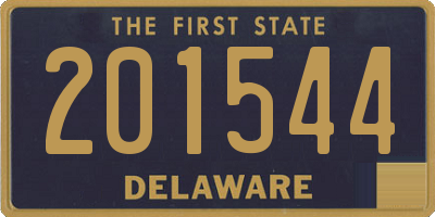 DE license plate 201544