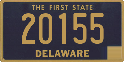 DE license plate 20155