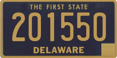 DE license plate 201550