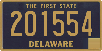 DE license plate 201554