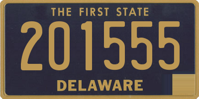 DE license plate 201555