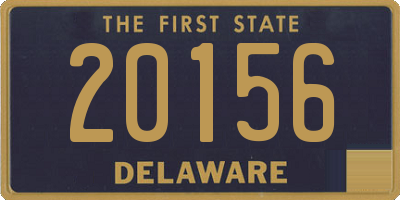 DE license plate 20156