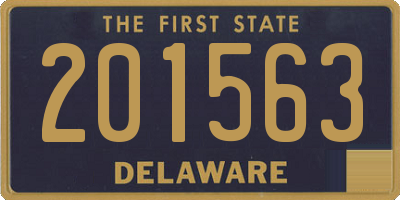 DE license plate 201563