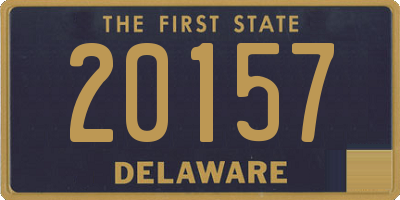 DE license plate 20157