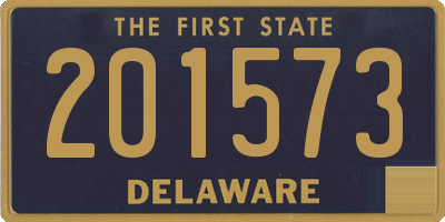 DE license plate 201573