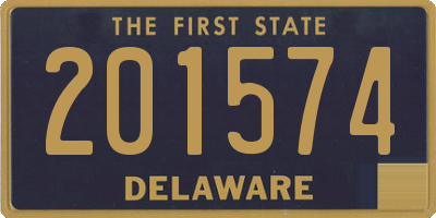 DE license plate 201574