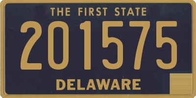 DE license plate 201575