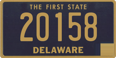 DE license plate 20158