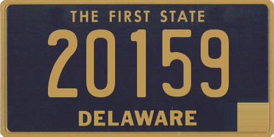 DE license plate 20159