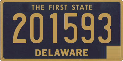 DE license plate 201593