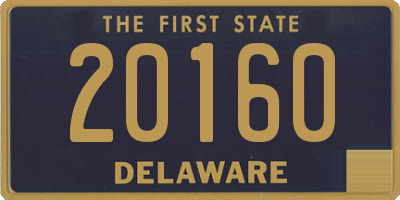 DE license plate 20160