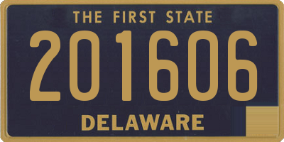 DE license plate 201606