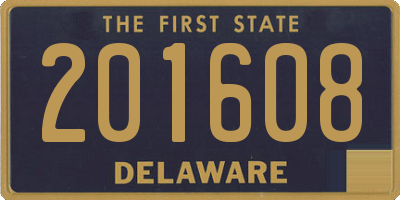 DE license plate 201608