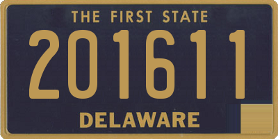 DE license plate 201611