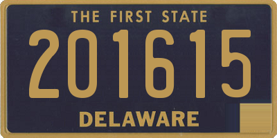 DE license plate 201615