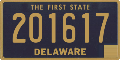 DE license plate 201617