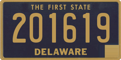 DE license plate 201619