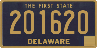 DE license plate 201620