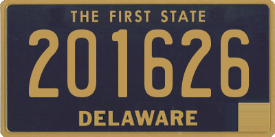 DE license plate 201626