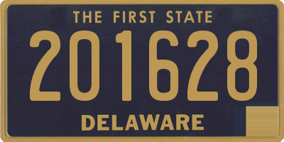 DE license plate 201628