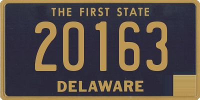 DE license plate 20163