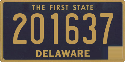 DE license plate 201637