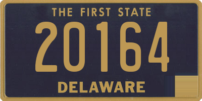 DE license plate 20164