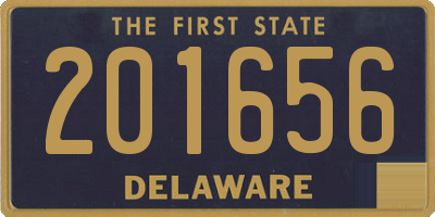 DE license plate 201656