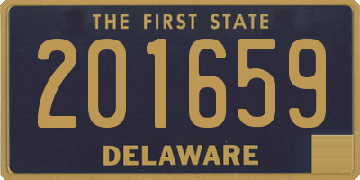 DE license plate 201659