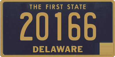 DE license plate 20166