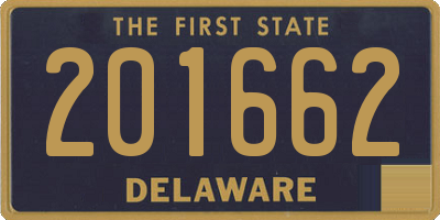 DE license plate 201662