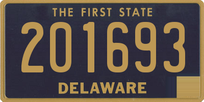DE license plate 201693